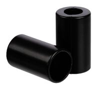 Пара наконечников для шнурка Tizzle, черные арт.16517.30