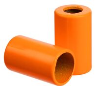 Пара наконечников для шнурка Tizzle, оранжевый неон арт.16517.22