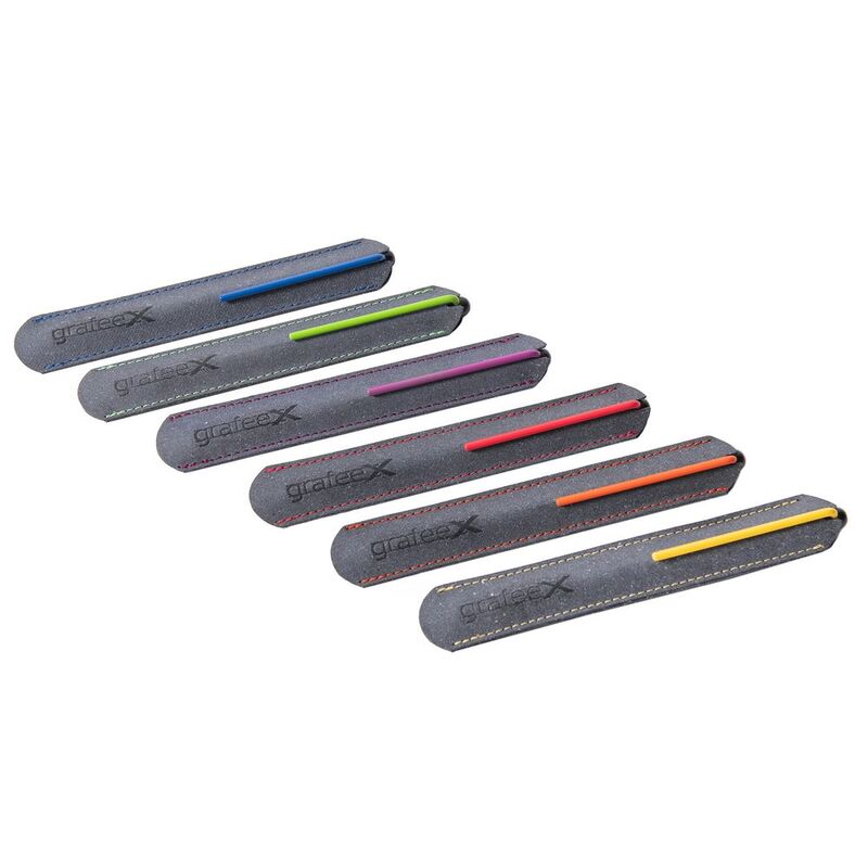 Карандаш GrafeeX в чехле, черный с фиолетовым арт.15535.70