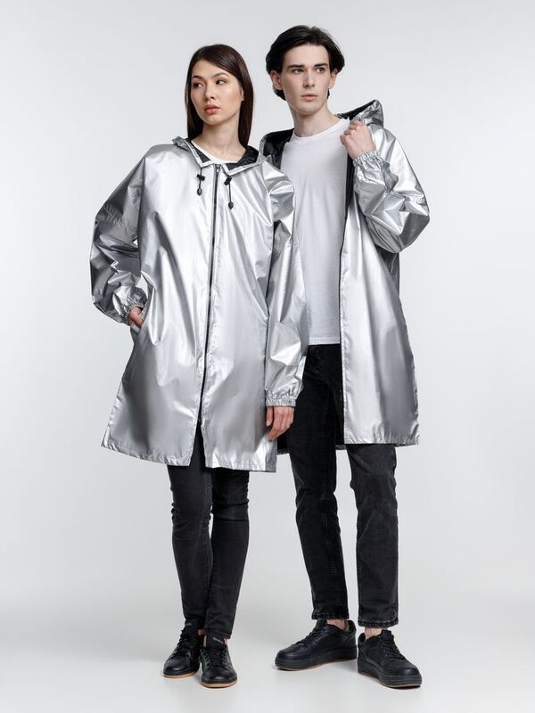 Дождевик Palladio Pockets, серебристый арт.23877.11