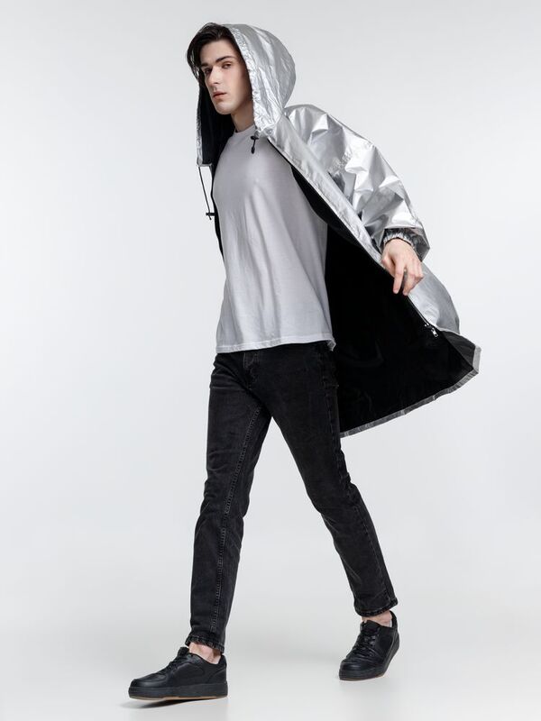 Дождевик Palladio Pockets, серебристый арт.23877.11