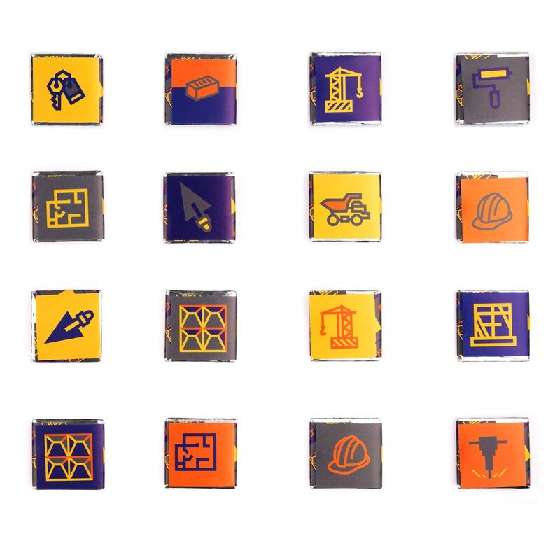 Набор с горьким шоколадом Industry, строительство арт.15699.07