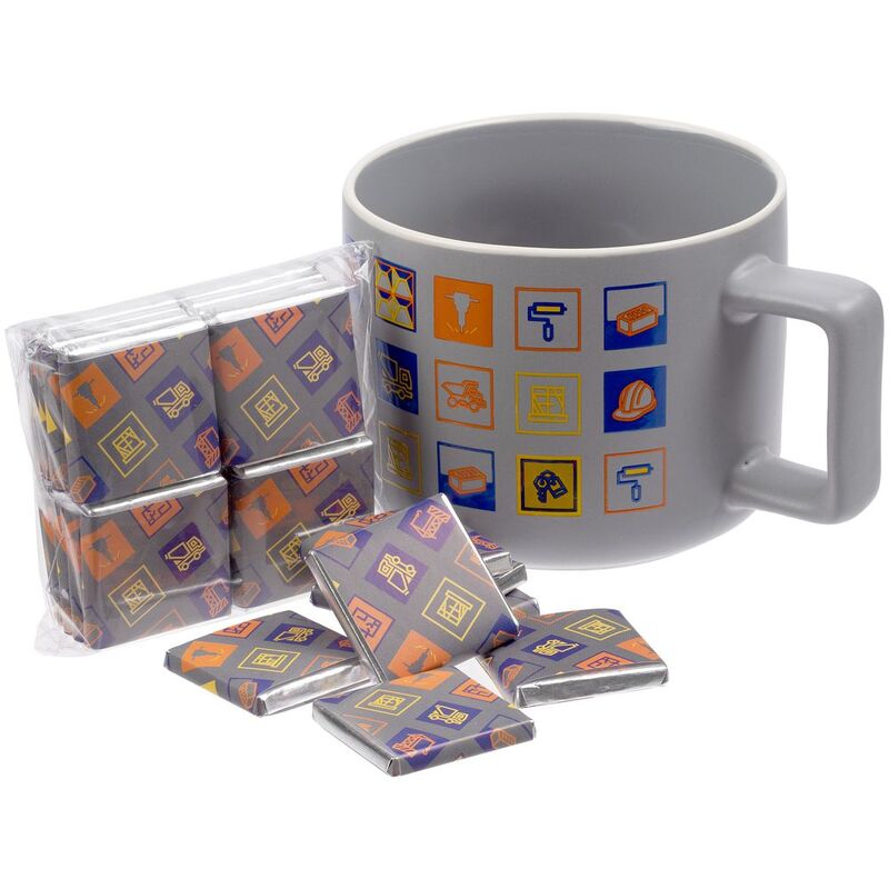 Набор с горьким шоколадом Industry, строительство арт.15699.07