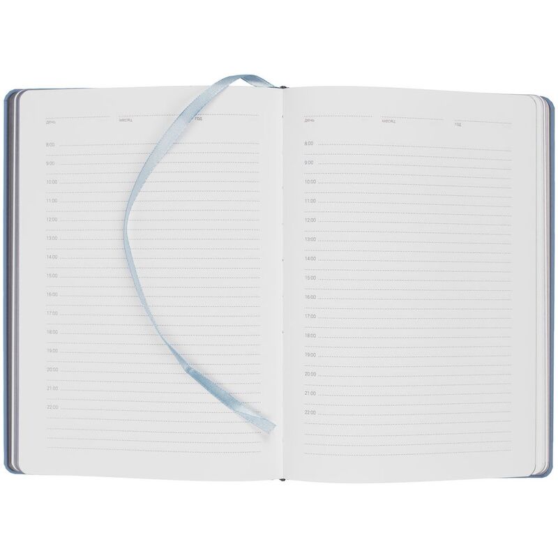 Ежедневник Spain Shall, недатированный, голубой с серым арт.16403.14