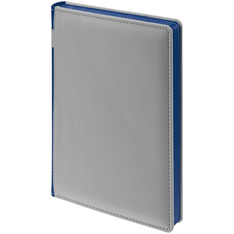 Ежедневник Spain Shall на заказ, недатированный, серый с синим арт.16403.41