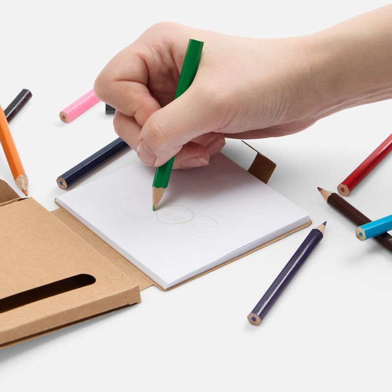 Набор цветных карандашей с блокнотом Pencilvania Traveler арт.15635.00