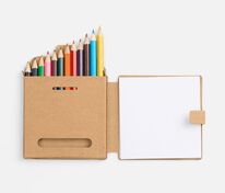 Набор цветных карандашей с блокнотом Pencilvania Traveler арт.15635.00