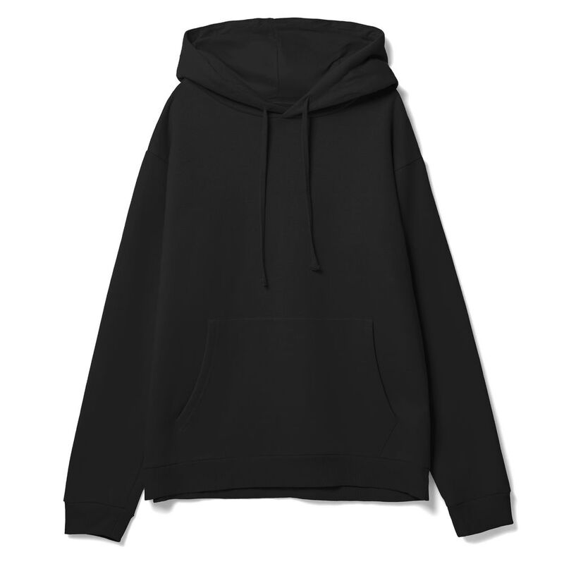 Худи унисекс Tuloksa 280, черное арт.19016.30