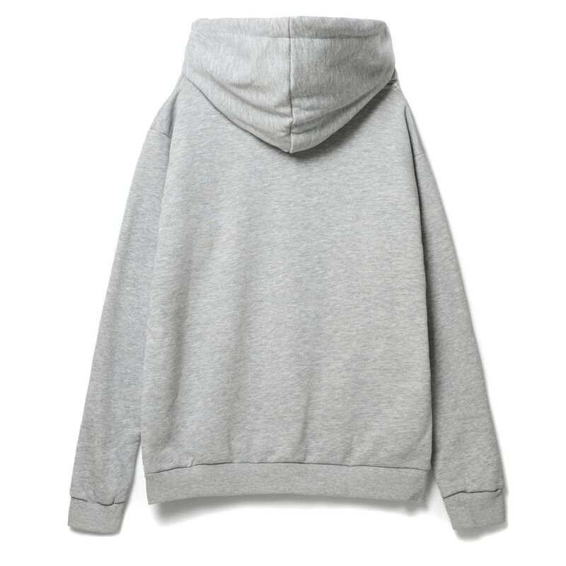 Худи унисекс Tuloksa 280, серый меланж арт.19016.11