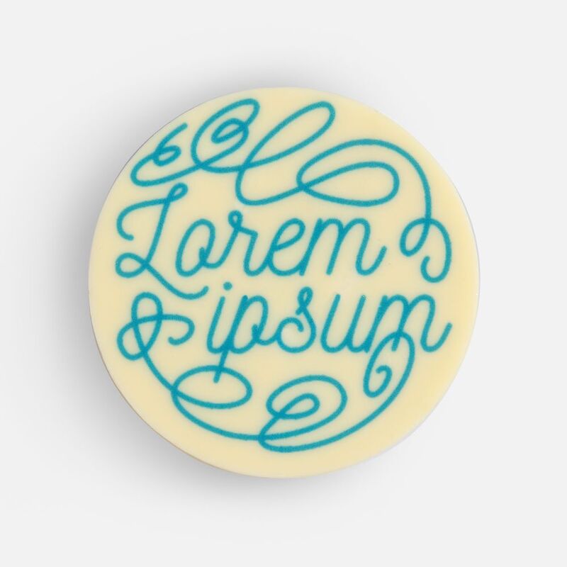 Печенье Dream White в белом шоколаде, круг арт.17610.01