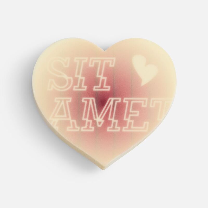 Печенье Dream White в белом шоколаде, сердце арт.17610.02