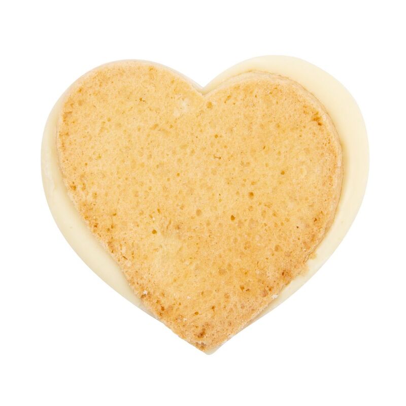 Печенье Dream White в белом шоколаде, сердце арт.17610.02