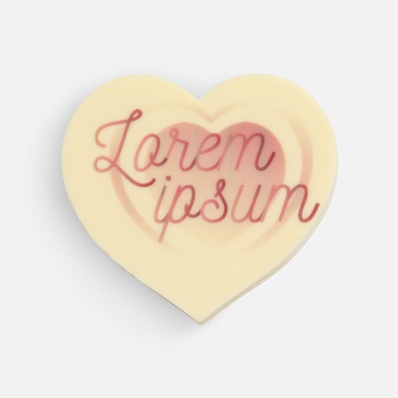 Печенье Dream White в белом шоколаде, сердце арт.17610.02