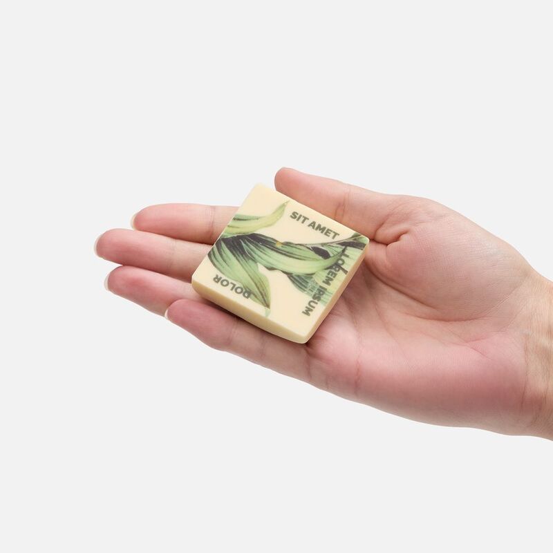 Печенье Dream White в белом шоколаде, квадрат арт.17610.03