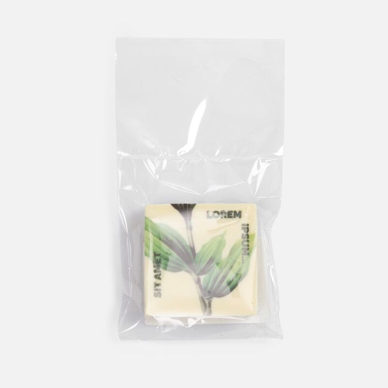 Печенье Dream White в белом шоколаде, квадрат арт.17610.03