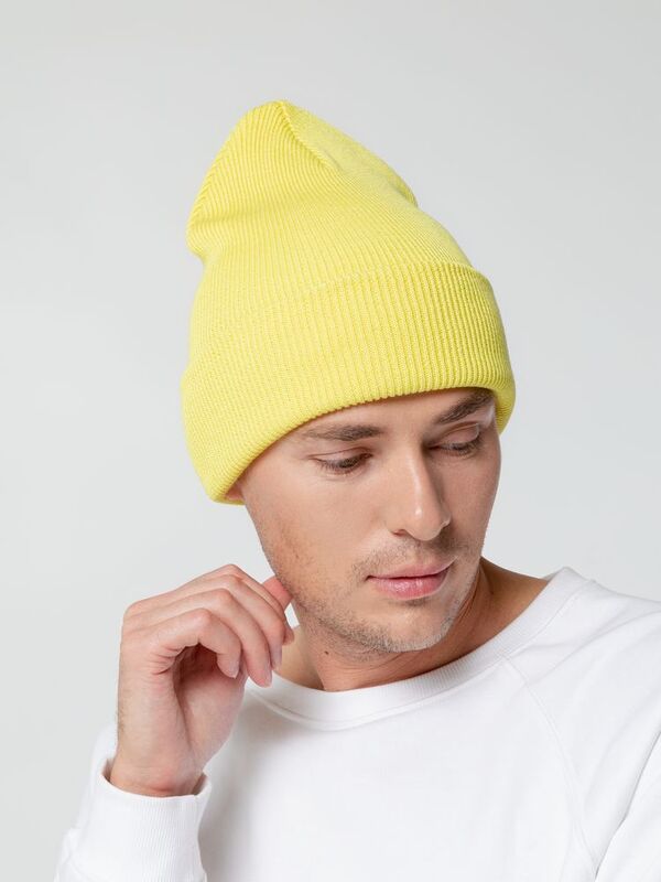 Шапка Urbanite, желтая (лимонная) арт.16629.88