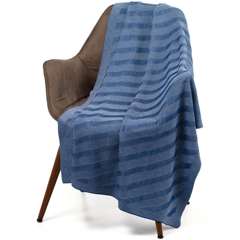 Плед Locus Solus, синий с голубым арт.16749.40