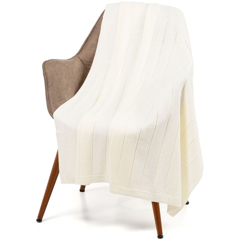 Плед Bambolay, молочно-белый арт.16748.61