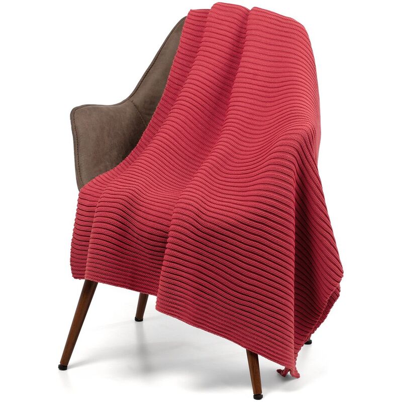 Плед Quill, красный (коралл) арт.16747.51