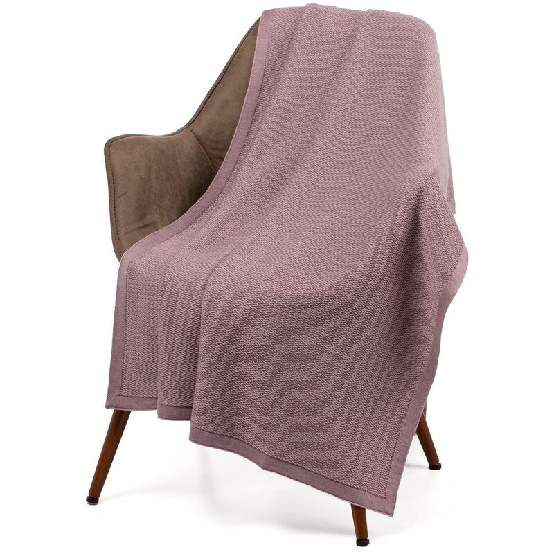 Плед Ornato, розовый (пыльная роза) арт.16741.15