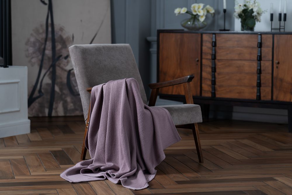 Плед Ornato, розовый (пыльная роза) арт.16741.15