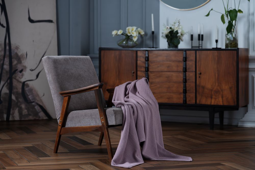 Плед Ornato, розовый (пыльная роза) арт.16741.15