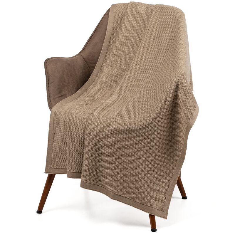 Плед Ornato, бежевый (миндальный меланж) арт.16741.12