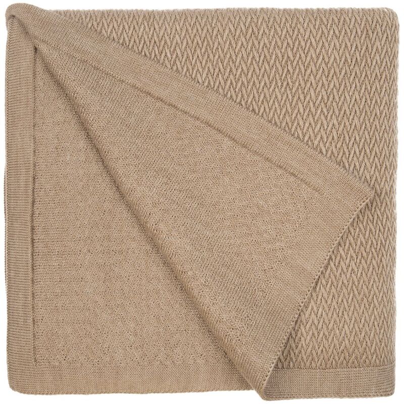 Плед Ornato, бежевый (миндальный меланж) арт.16741.12