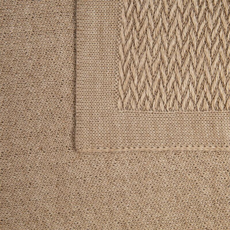 Плед Ornato, бежевый (миндальный меланж) арт.16741.12