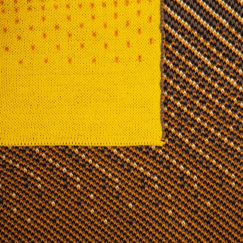 Плед Dreamshades, желтый с коричневым арт.16751.85