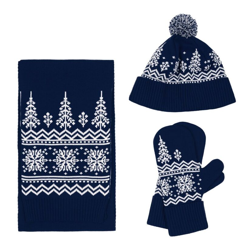 Шарф Elnik, синий с молочно-белым арт.16738.64