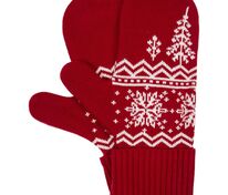 Варежки Elnik, красные с молочно-белым арт.16737.65
