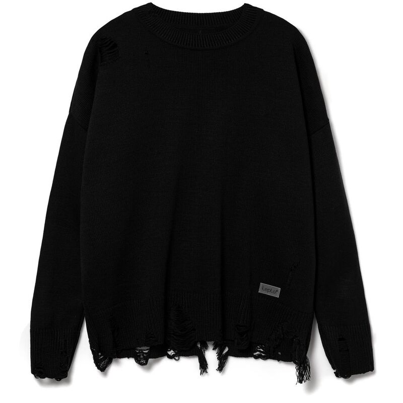 Джемпер оверсайз унисекс Grunge, черный арт.16732.30