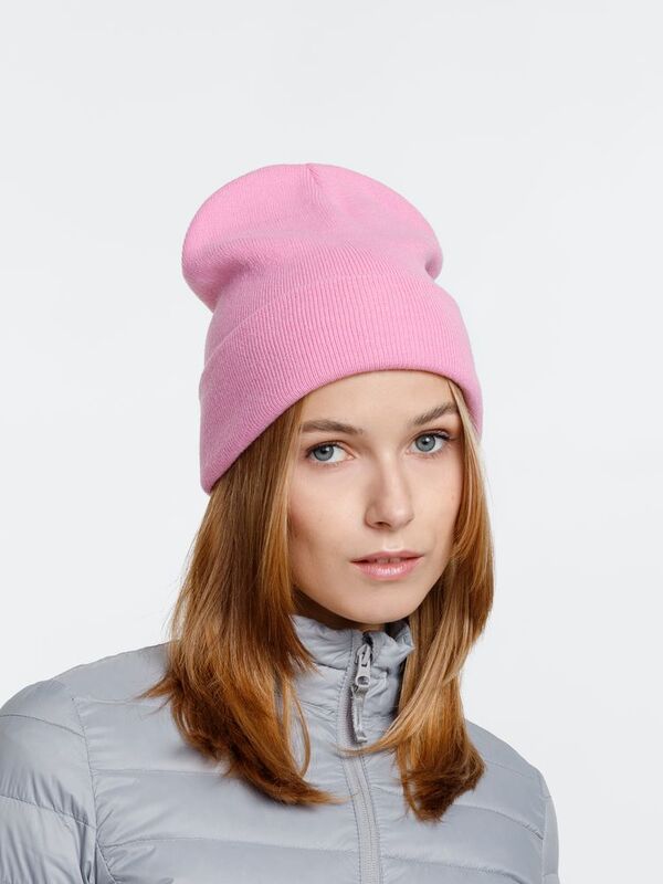 Шапка Urban Flow, пыльно-розовая арт.16661.56