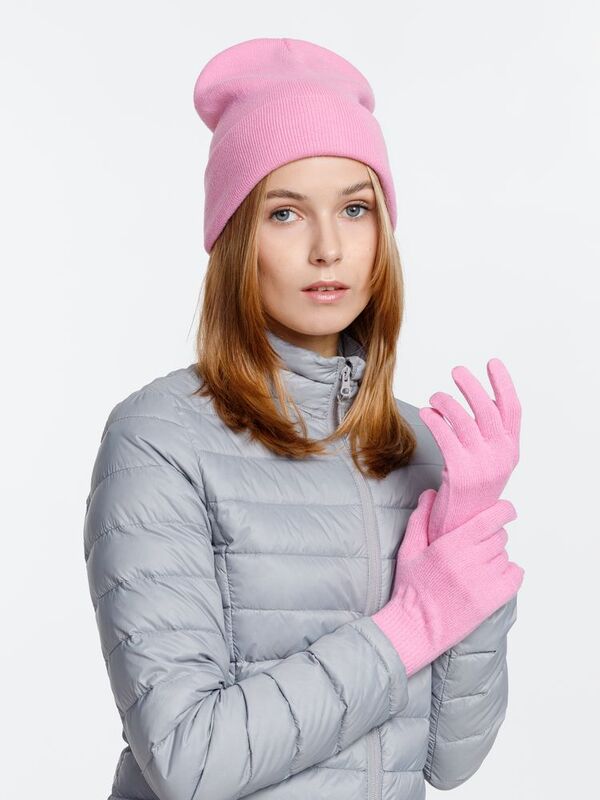 Шапка Urban Flow, пыльно-розовая арт.16661.56