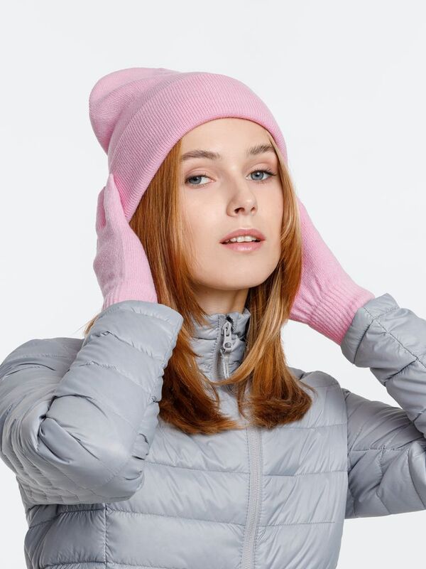 Шапка Urban Flow, пыльно-розовая арт.16661.56