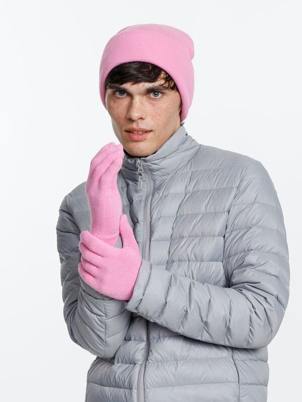 Шапка Urban Flow, пыльно-розовая арт.16661.56