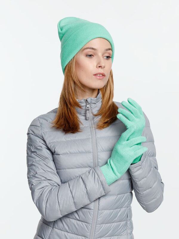 Шапка Urban Flow, зеленая (мятная) арт.16661.95
