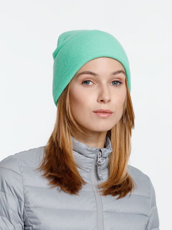 Шапка Urban Flow, зеленая (мятная) арт.16661.95