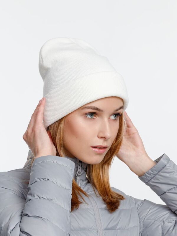 Шапка Urban Flow, молочно-белая арт.16661.61
