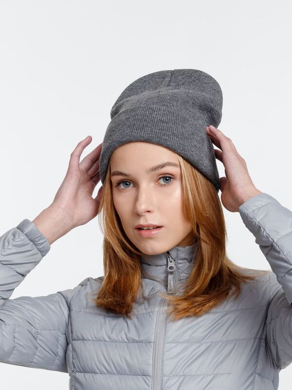 Шапка Urban Flow, темно-серый меланж арт.16661.33