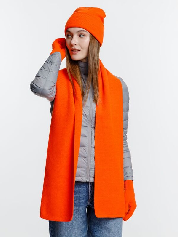 Шарф Urban Flow, оранжевый арт.16662.20