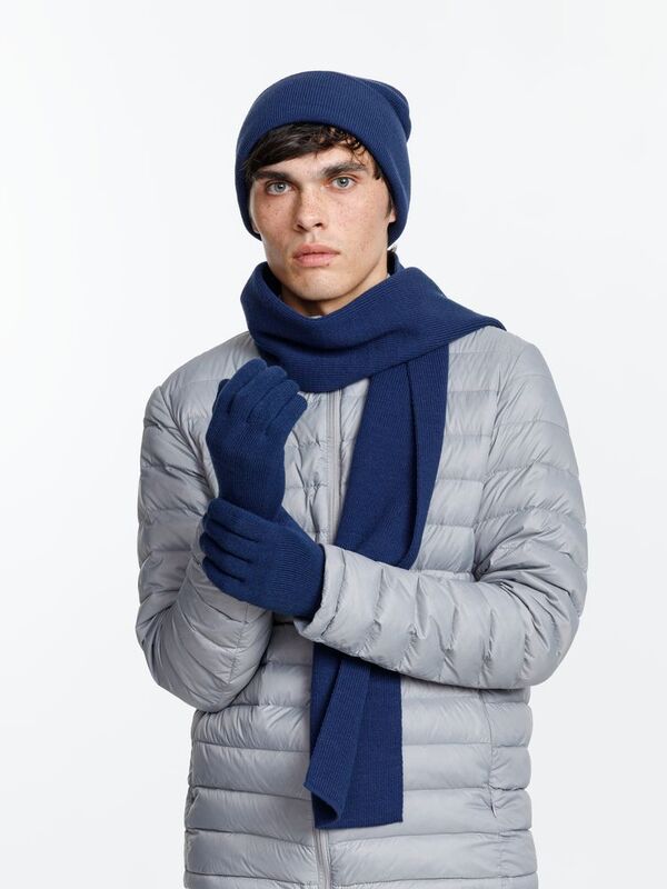 Шарф Urban Flow, темно-синий меланж арт.16662.40