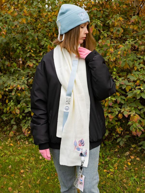 Перчатки Urban Flow, пыльно-розовые арт.16663.56