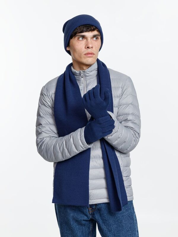 Перчатки Urban Flow, темно-синий меланж арт.16663.40