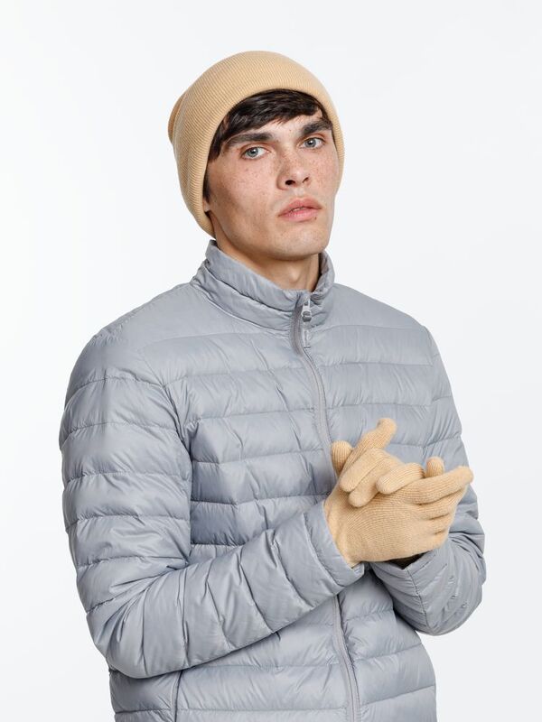 Перчатки Urban Flow, бежевые арт.16663.12