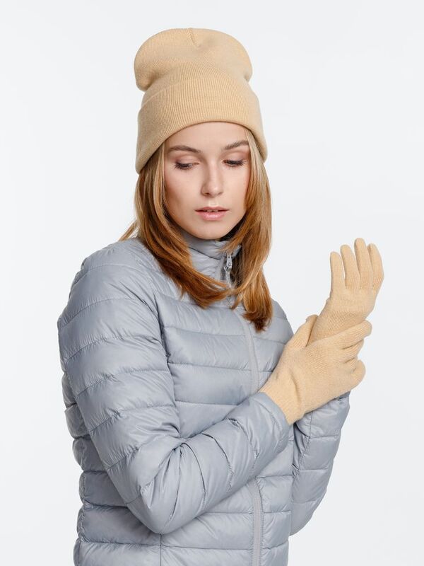 Перчатки Urban Flow, бежевые арт.16663.12