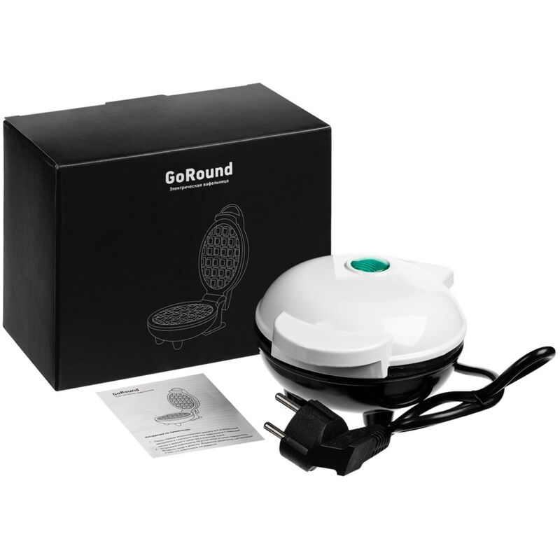 Электрическая вафельница GoRound, белая арт.16745.60