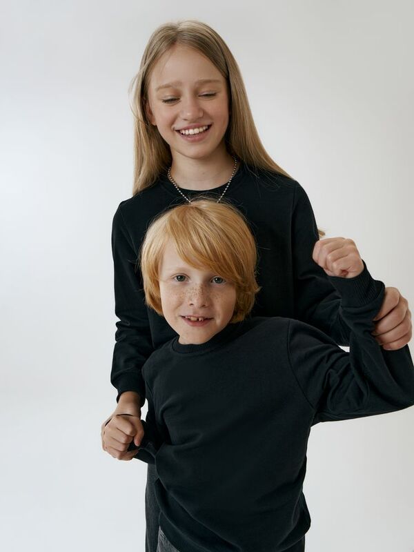 Свитшот детский Toima Kids 2.0, черный арт.16210.30