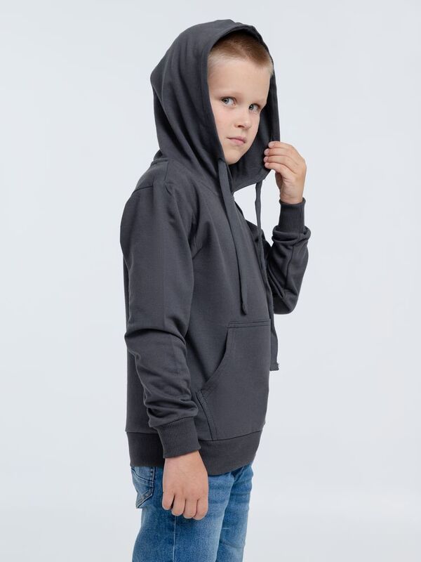 Худи детское Kirenga Kids 2.0, темно-серое (графит) арт.16211.10